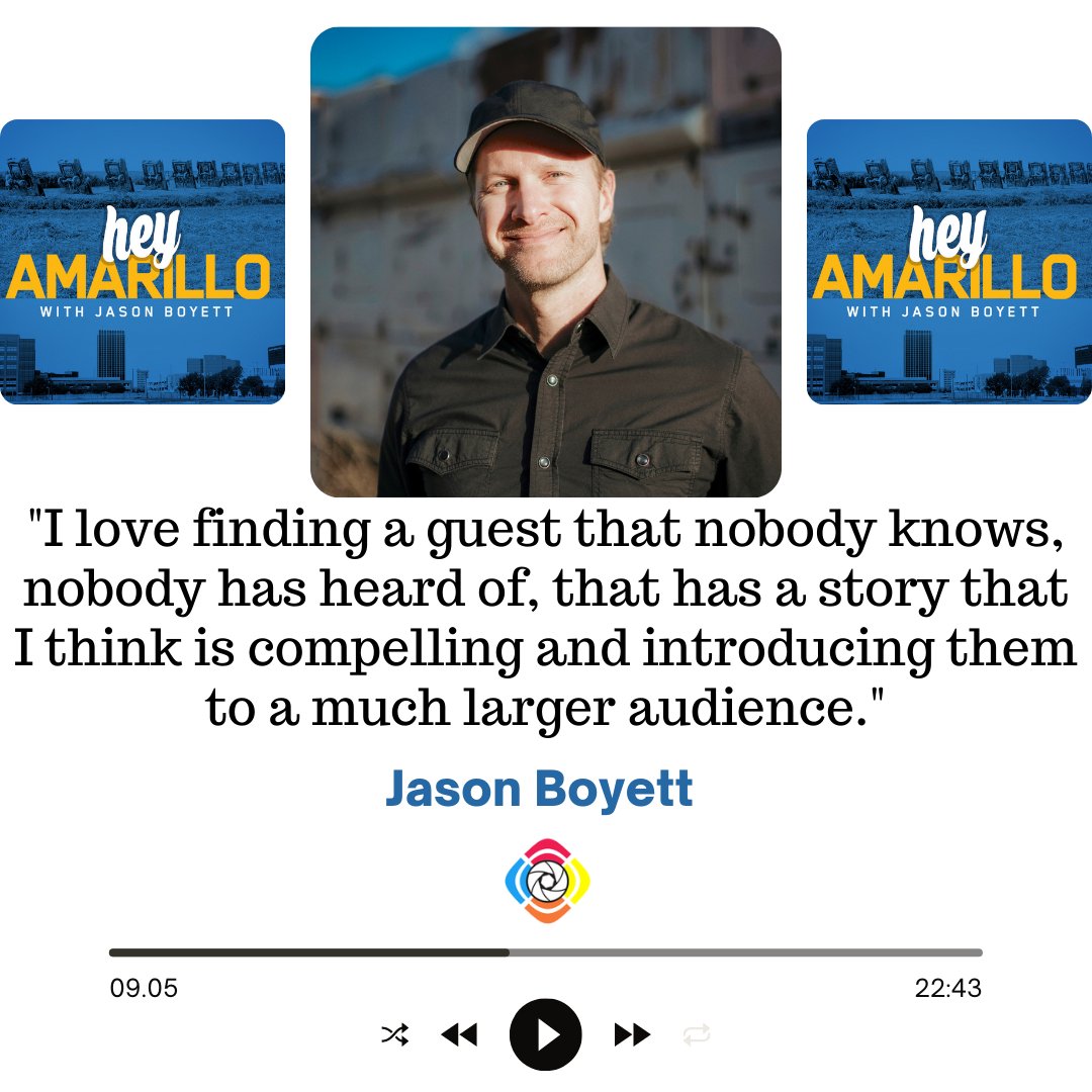 emedia_one's tweet photo. In the latest episode of Hangin' With the Media Pros @jasonboyett shares his story and his favorite part about sharing the stories of others. It's not only celebrities or professionals that he enjoys talking with on @heyamarillo, it's everyday people in the community. 😊 https://t.co/BpFuFkijzs