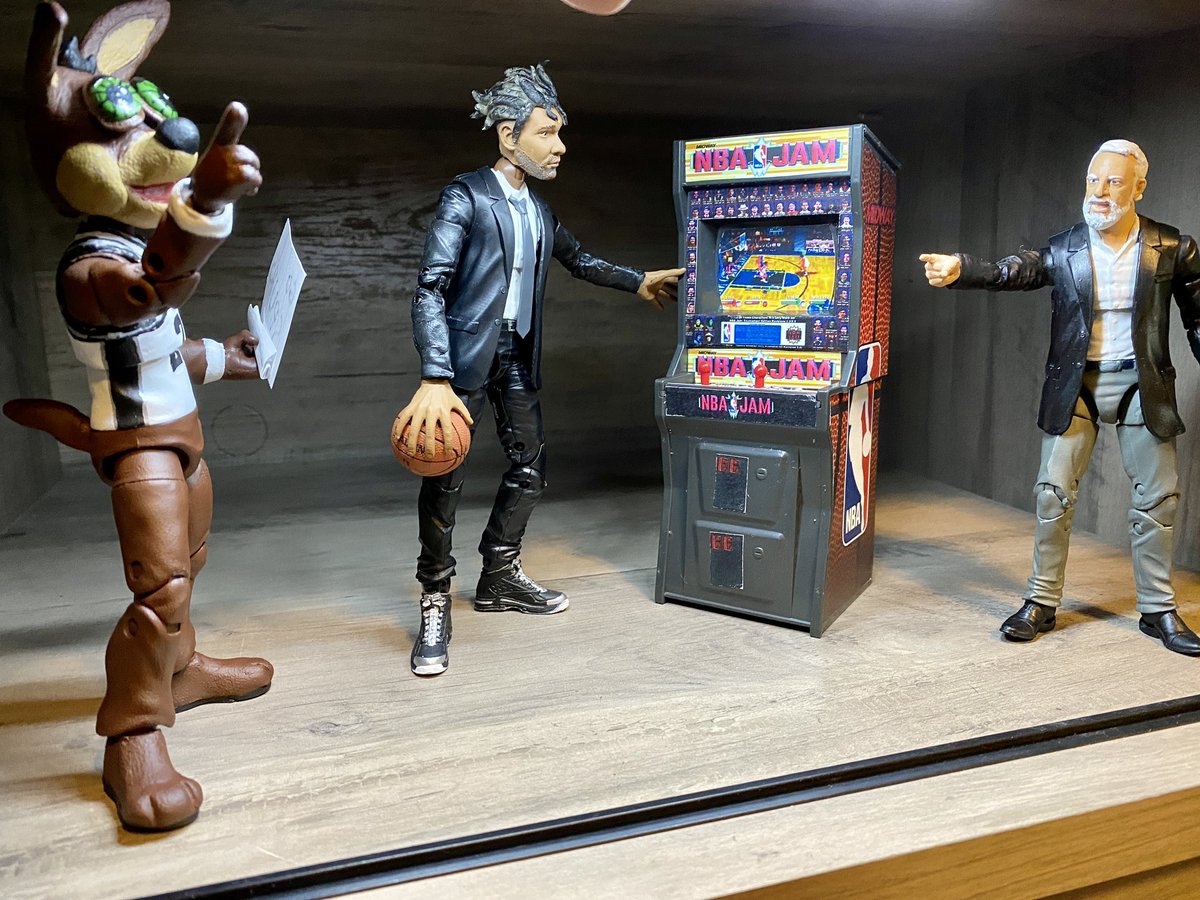Dear Evan Henson (@evanhenson) on Twitter photo My latest custom figures.
All Hall of Famers.
Go <a href="/spurs/">San Antonio Spurs</a> Go.
<a href="/SpursCoyote/">Coyote</a> yours is finally finished.
@VanessaLMacias <a href="/FakeCoachPop/">Gregory Popovich</a> #spurs #timduncan #coachpop #sanantonio #purosa #customfigures My latest custom figures.
All Hall of Famers.
Go <a href="/spurs/">San Antonio Spurs</a> Go.
<a href="/SpursCoyote/">Coyote</a> yours is finally finished.
@VanessaLMacias <a href="/FakeCoachPop/">Gregory Popovich</a> #spurs #timduncan #coachpop #sanantonio #purosa #customfigures