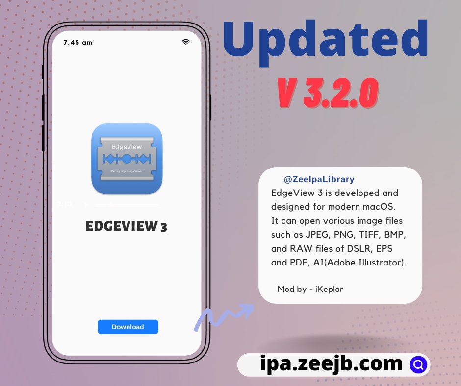 ZeeIpaLibrary's tweet image. App Updates: v 3.2.0

EdgeView 3 ✅

Get iPA Free - bit.ly/2OHvKxa
Blog - bit.ly/3dLMdcO
Jailbreak Guide: bit.ly/3sYwJYh
#EdgeView #PLUS #hack #iOS #iPA