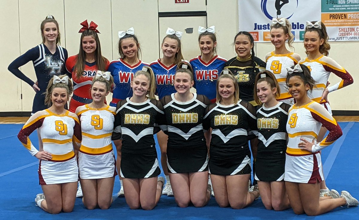 Acknowledging our All-State Cheerleaders at Team of the Year competition tonight! 💙❤️ <a href="/lancer_sports1/">Waterford Athletics</a> <a href="/ciacsports/">CIAC Sports</a> <a href="/WPS_CT/">Waterford Schools</a>