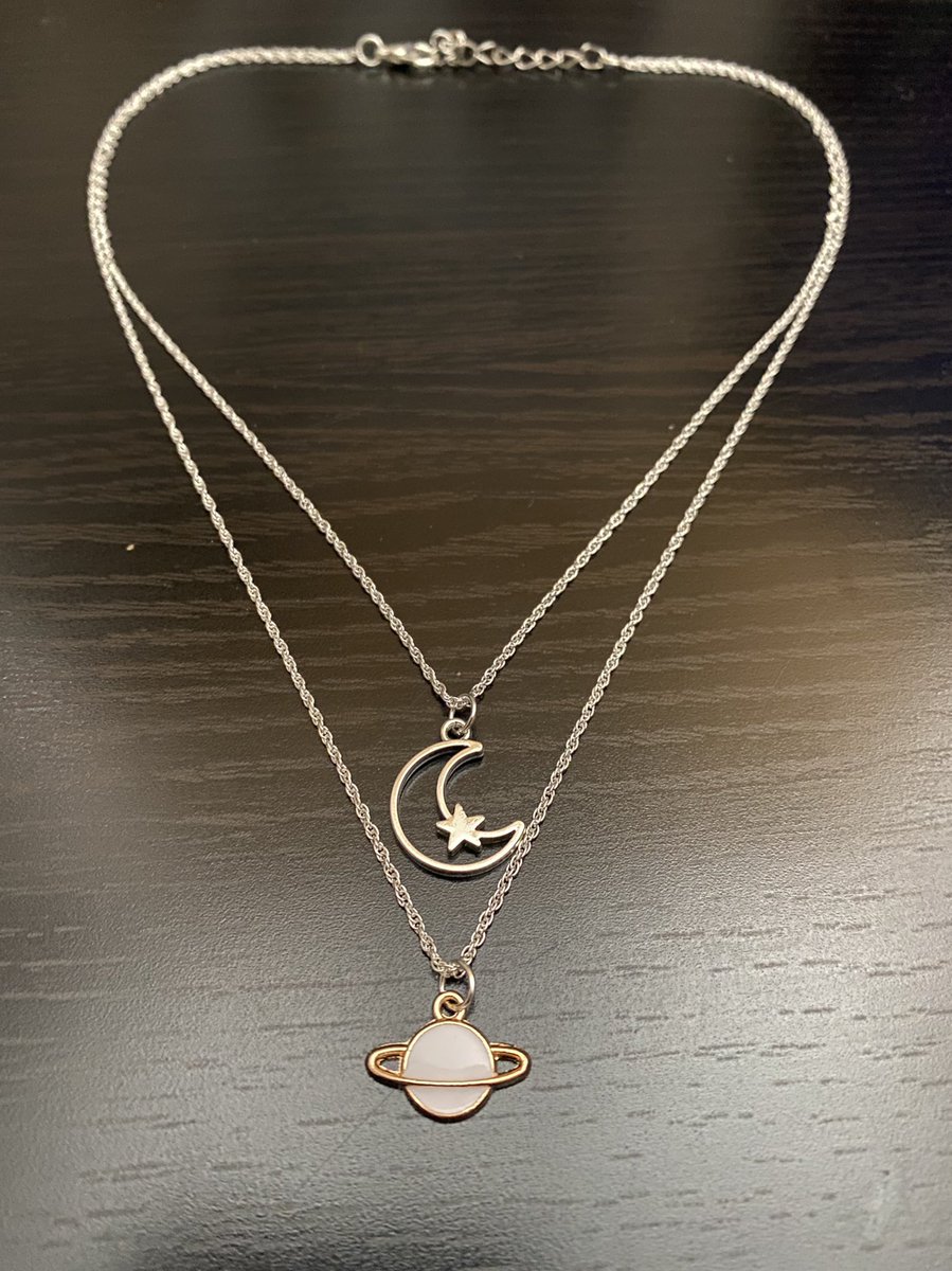 MagicOwlStudios's tweet photo. ✨Giveaway✨

I will be giving away one of each necklace. 

Taylor Swift inspired “ Love you to the moon and to Saturn” 

Olivia Rodrigo inspired “ she probably gives you butterflies” https://t.co/RBRKvk7AsZ