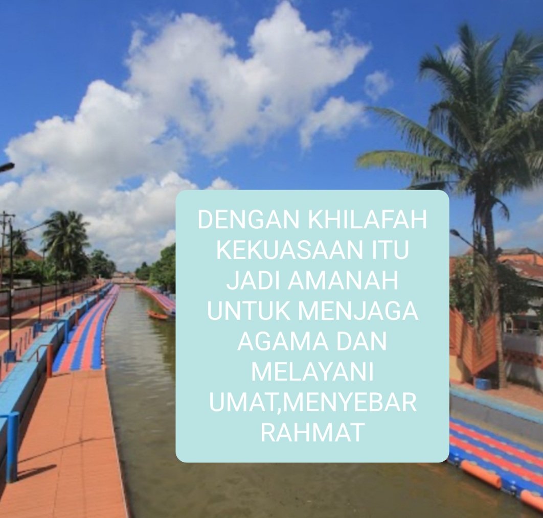 SyafBu's tweet photo. KEKUASAAN ITU AMANAH
UNTUK MENJAGA AGAMA DAN MELAYANI UMAT, MENYEBAR RAHMAT.
#kapitalismeambruk 
#khilafahajaranislam https://t.co/Iqe8Mhl9al