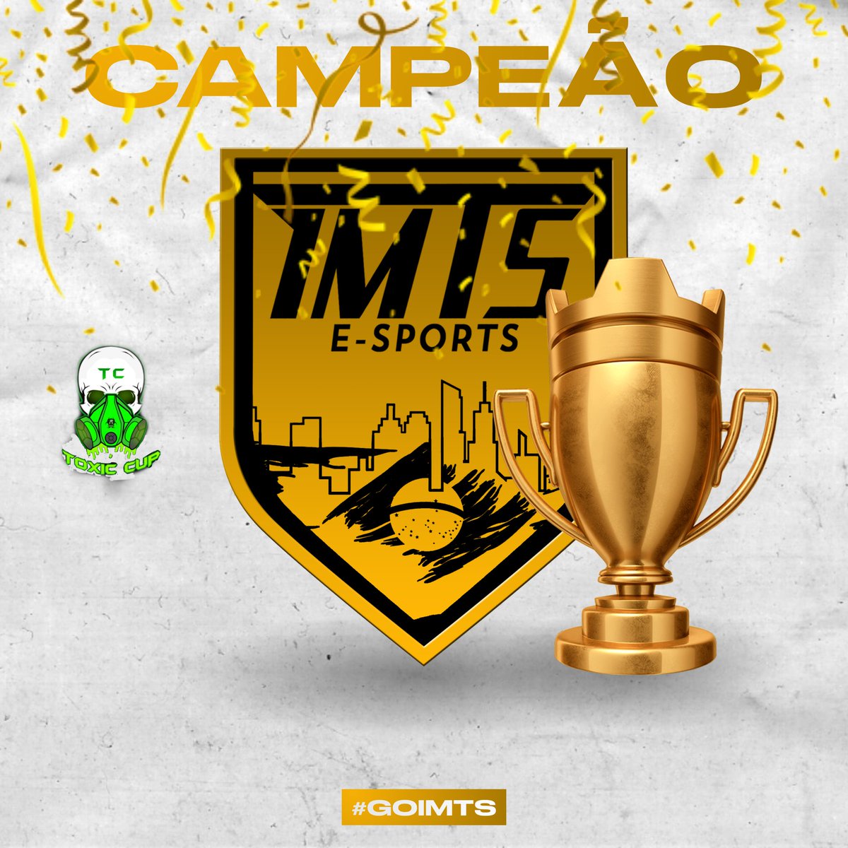 #ClashRoyale

- CAMPEÃÃÃOOOOO. QUE BAILE, QUE PARTIDA MEUS AMIGOS, SOLTA O GRITO QUE ESSA MERECE!!

Com um 3-0 ROBUSTO, sem dar chances ao adversário, vencemos e somos os mais novos CAMPEÕES DA <a href="/ToxicCup3/">Toxic_Cup</a>, em uma campanha IRRETOCÁVEL.

GGs <a href="/DeltaStarsGG/">Delta Stars</a> 

#GoIMTS 🖤💛