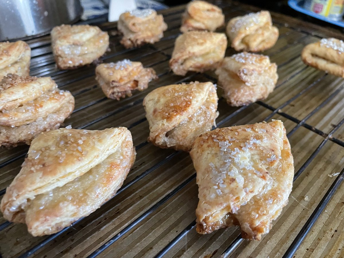 iheartsharpy's tweet photo. Though of you, @WheatonProvost as I baked Russian Ukrainian geese feet cookies  (“ “Гусиные Лапки” ). I’m no #sabbathbaker so rolling out chilled dough, pastry creating is unusually for me. 
Praying for peace as we bake https://t.co/U7ecaMCOD2