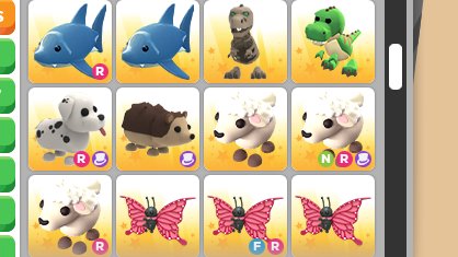 andyxberry's tweet photo. Trading these pets!!!
Like: nty sorry
(Read the thread to see what i'm looking for) 

#AMTrading #adoptmetradings #adoptmetrades #Adoptmetrade #adoptme #ampets #am #adoptmetrading #adoptmeoffers #shadowdragon https://t.co/kDISNWM8bj