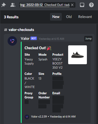 ⛩🌊Bezzo🌊⛩ (@bezzo415) on Twitter photo Courtesy of <a href="/BanginServices/">Bangin’ Services</a>
-----------------------------------------------------
🤖Bot: <a href="/ValorAIO/">Valor</a>
🌐Proxies: @WolfProxies_ <a href="/DonutProxies/">DONUT_proxies</a> @VillainProxies
✉️Mails: Personals
🏠Group: <a href="/pluto_alerts/">PLUTO ALERTS</a> <a href="/HunchoSupply/">HunchoSupply</a> Courtesy of <a href="/BanginServices/">Bangin’ Services</a>
-----------------------------------------------------
🤖Bot: <a href="/ValorAIO/">Valor</a>
🌐Proxies: @WolfProxies_ <a href="/DonutProxies/">DONUT_proxies</a> @VillainProxies
✉️Mails: Personals
🏠Group: <a href="/pluto_alerts/">PLUTO ALERTS</a> <a href="/HunchoSupply/">HunchoSupply</a>