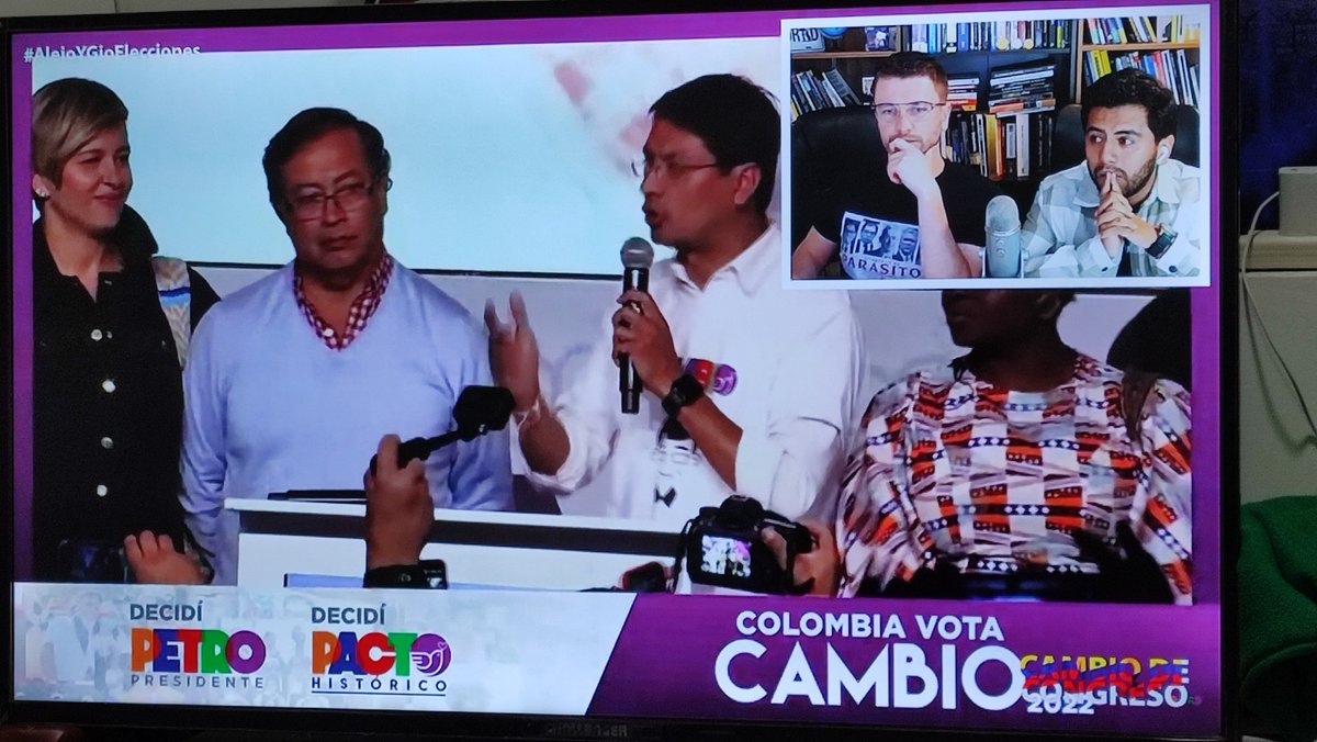 jonas1693's tweet photo. #AlejoYGioElecciones viendo resultados de elecciones Camara, Senado y consulta en medios independientes para no darle rating a Rcn y Caracol  que manipulan la información. https://t.co/iH3QoPxdWN