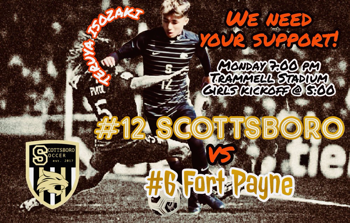 CoachBismuth's tweet photo. Come out and support your 10-2-2 Wildcats as they face Area foe Ft Payne. We need a huge, rowdy crowd to help make Trammell a place they never want to come back to. We’ve been underdogs since this program started but tomorrow night we flip the script. 

#ShiestySeason https://t.co/NvPYYDlHnQ