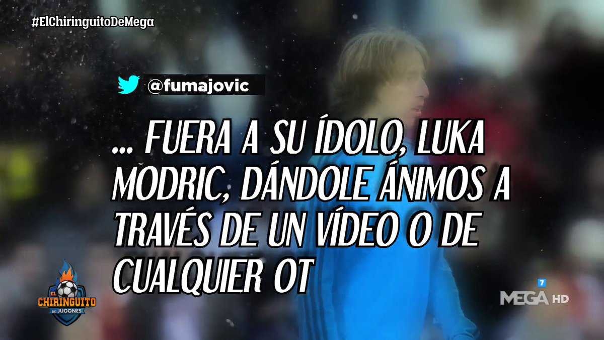 👏¡Bravo,  <a href="/lukamodric10/">Luka Modrić</a> !👏

🤍Bonito gesto con un madridista que sufrió un infarto antes del Real Madrid - PSG.

Lo vemos con <a href="/EduAguirre7/">Edu Aguirre</a> en #ElChiringuitoDeMega