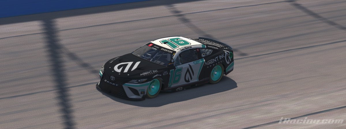 OvertonSpeedCo's tweet photo. Took some time during the race to mess around with the new @ToyotaRacing Gen7 Car to debut our 1st exclusive paint for @AgentInk debuting in tonight’s #NiSOpen. Not too bad for an amateur painter.
#AgentInk | #OSSxAgentInk | #OvertonSpeedShop | @MaconiSetupShop | https://t.co/Qx9R6sO9r7