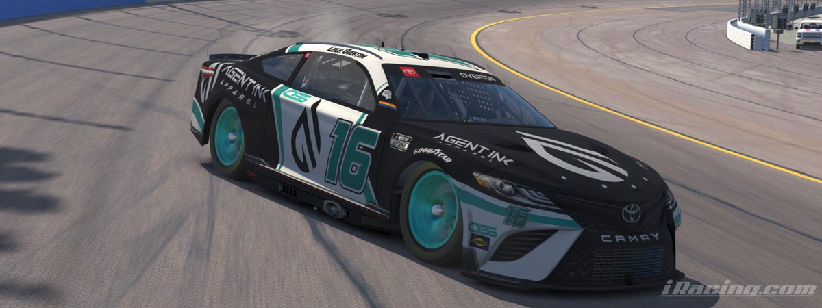 OvertonSpeedCo's tweet photo. Took some time during the race to mess around with the new @ToyotaRacing Gen7 Car to debut our 1st exclusive paint for @AgentInk debuting in tonight’s #NiSOpen. Not too bad for an amateur painter.
#AgentInk | #OSSxAgentInk | #OvertonSpeedShop | @MaconiSetupShop | https://t.co/Qx9R6sO9r7