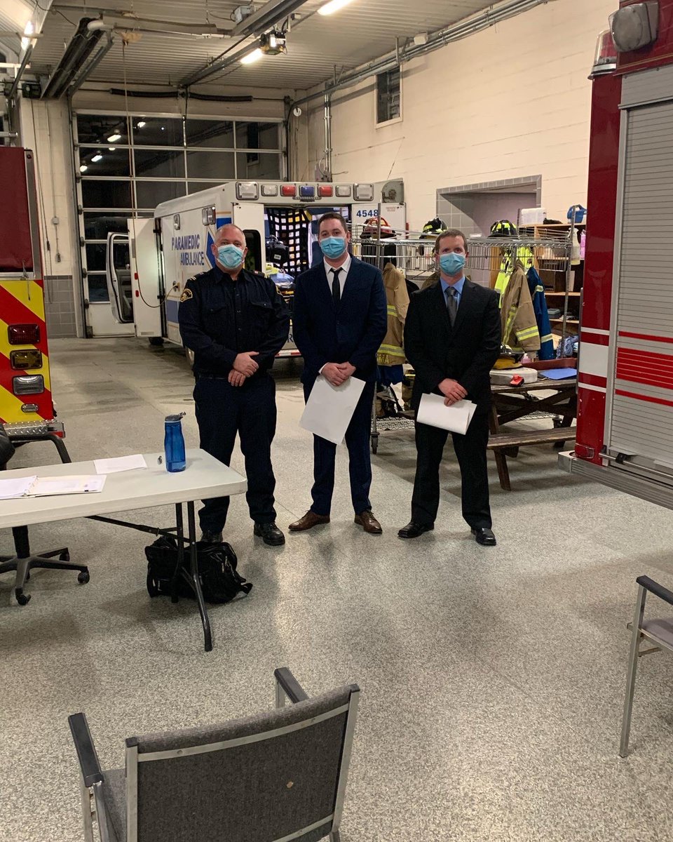 BrockvilleFFs's tweet photo. Huge congratulations to our newest members, Matt Worden and Jarred Salisbury!! We hope the people of Brockville like them as much as we do #bpffa #opff #iaff https://t.co/ypx5F0tOVV