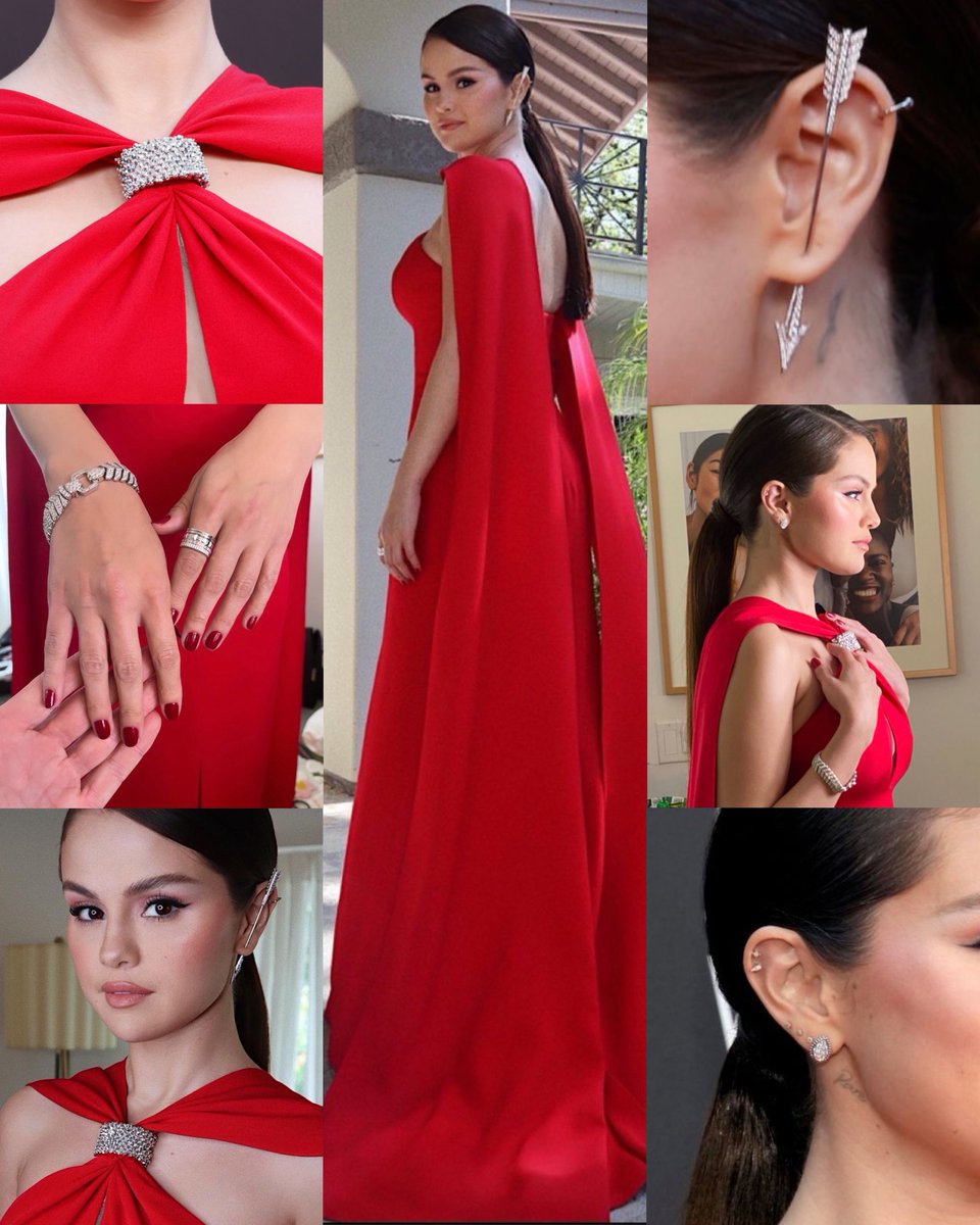 GomezSource's tweet photo. Selena Gomez details #CriticsChoiceAwards https://t.co/LV7cZKHZcr