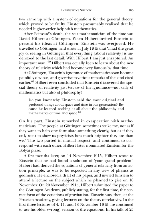 CKRaju14's tweet photo. Have named 14th March “World Plagiarism Day” after Einstein, a con man now an i-con. 😃

He stole special relativity from Poincaré. (Short version: my acceptance speech for TGA award at Univ. of Pécs, Hungary, 2010.) 

Einstein also stole general relativity from Hilbert (pic 4). https://t.co/sjPHXu1BHG