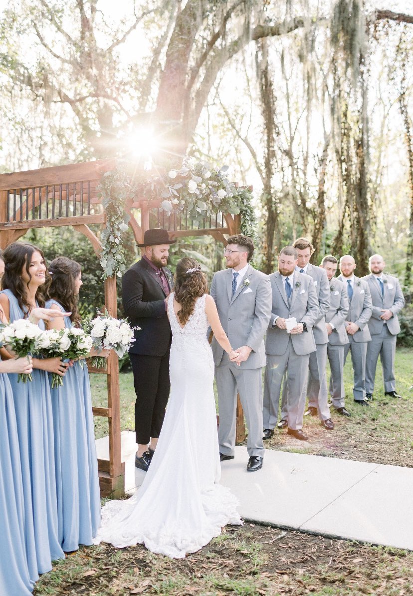 Hazel Mae on X: Former #BlueJays Rowdy Tellez officiating the marriage  ceremony of his ex-teammate Danny Jansen to fiancée Alexis. (📸 D. Jansen)   / X