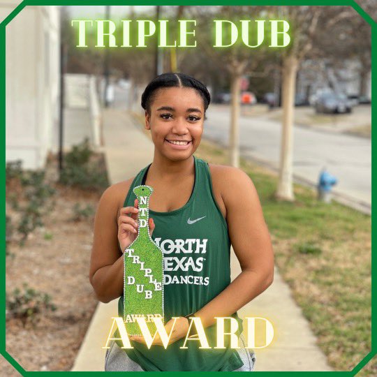Congratulations to these two ladies for being awarded The Triple Dub Award!!!🤩🏆
✨Shelby has truly embraced her skills and athleticism.
✨Evan has stepped up to every occasion and is always putting her best foot forward.
#tripledub #ntxdancers #nationals #daytonaszn