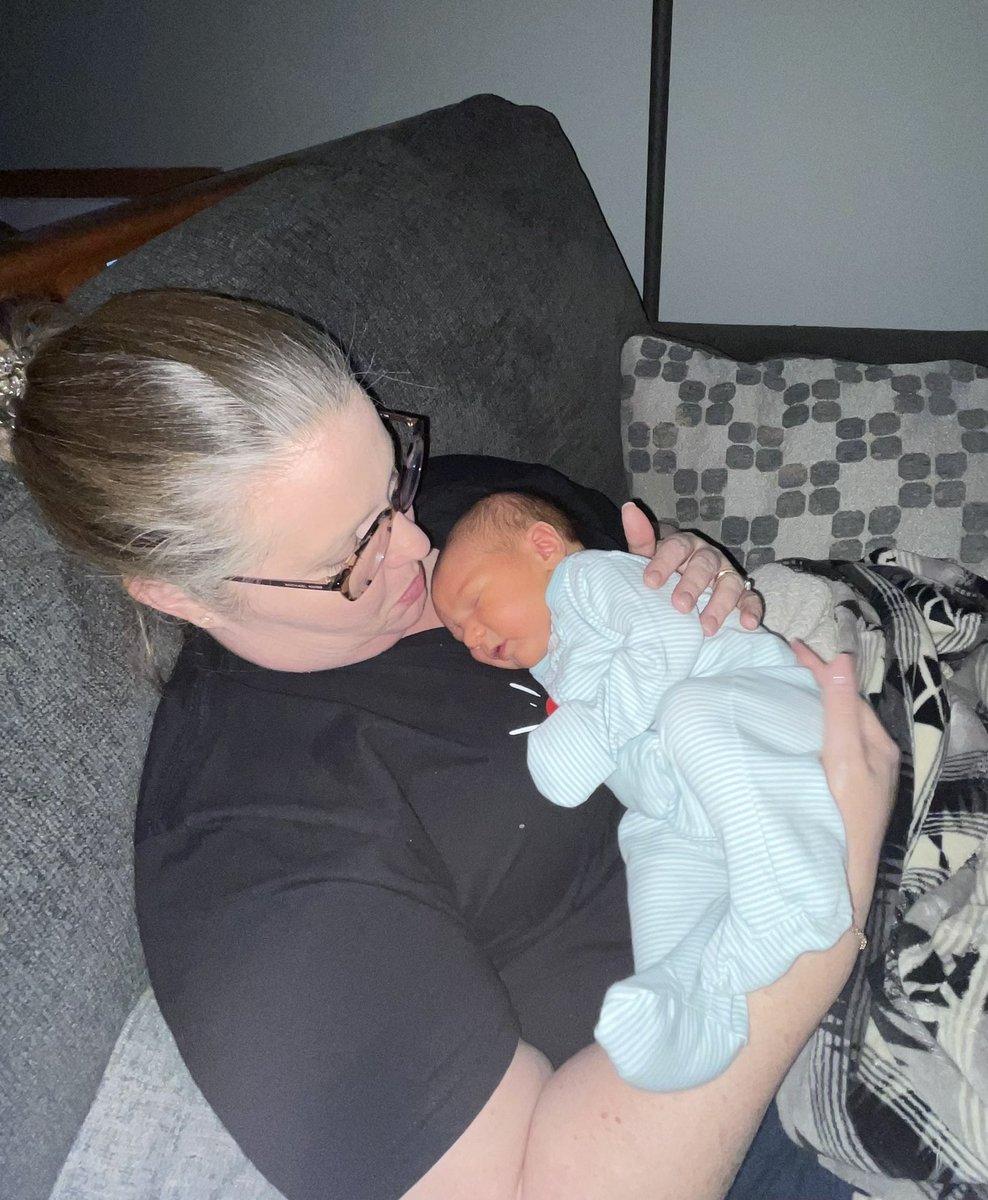 AmyFiene's tweet photo. Our first grandson made his debut this week! We are over the moon in love with him! https://t.co/mBhi1SnB10