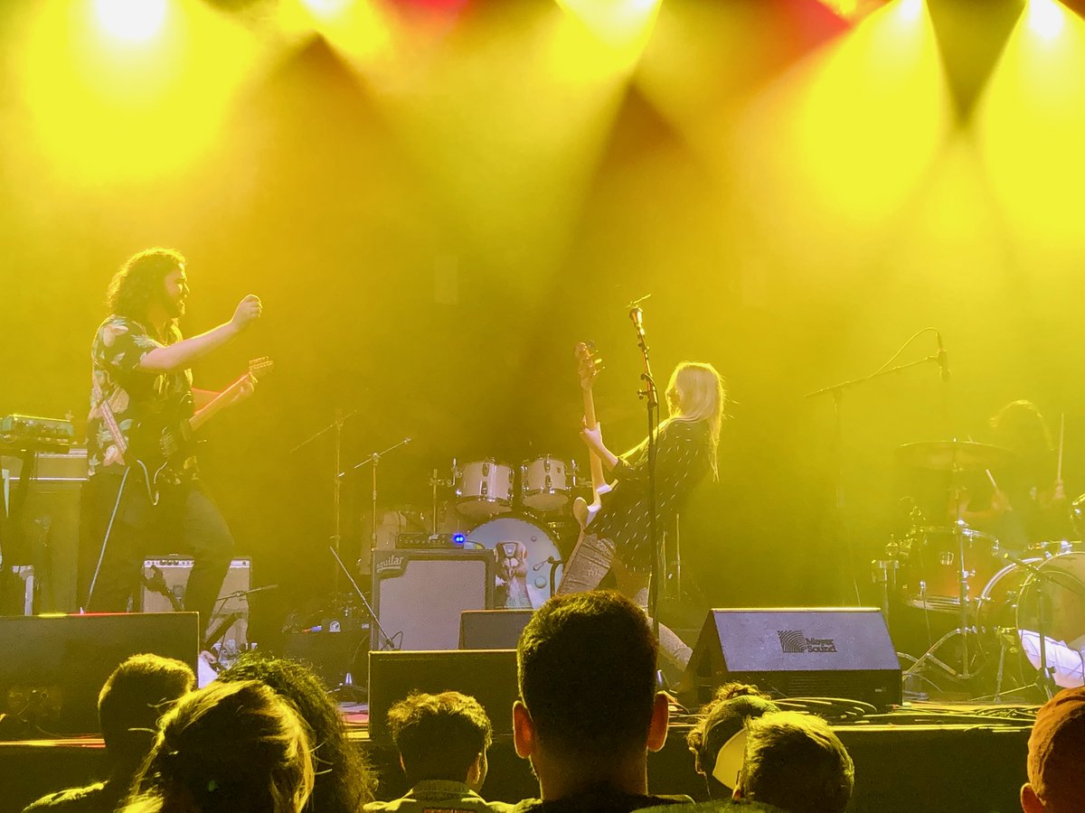 livemusicapp's tweet photo. Saw @KarinaRykman open for @pigeonsplaying at @TheUCTheatre and wow did they bring some fire! Such a high energy performance with sweet jams and such an amazing voice! Fantastic show! https://t.co/CnzqAoLJgq