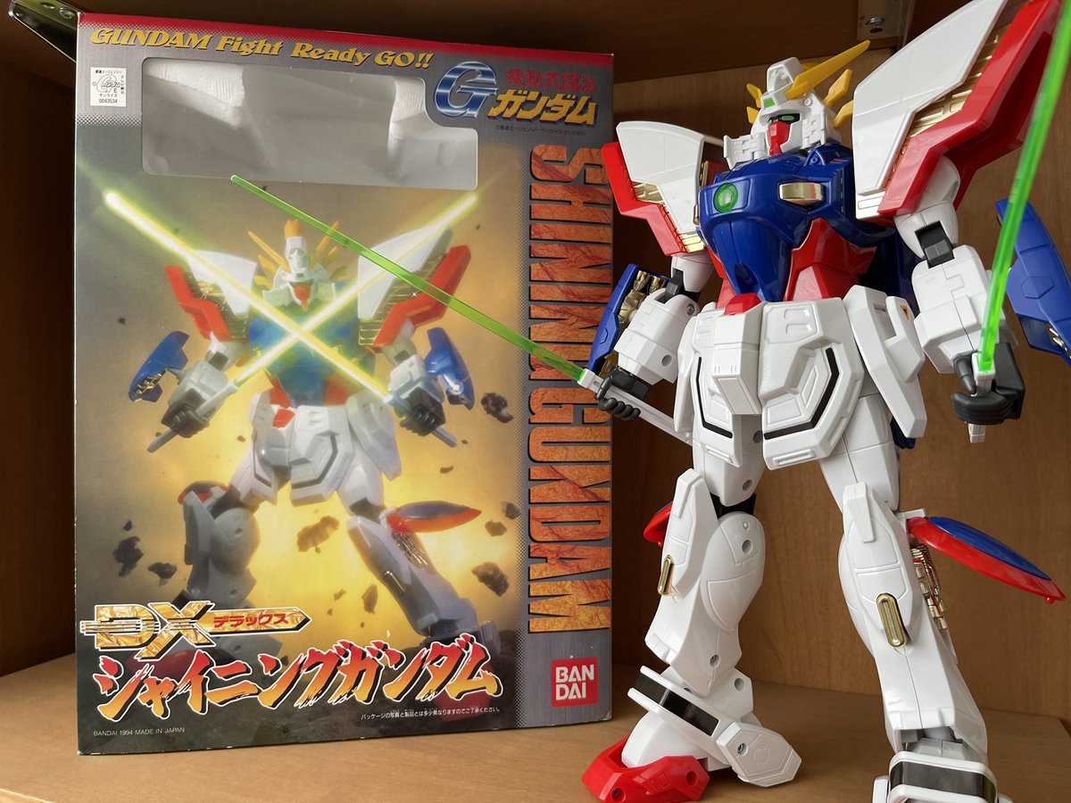 【希少新品】 バンダイ BANDAI DX デラックス シャイニングガンダム 入金出来ました、DXシャイニングガンダム !! 90年代特有のリッチな感じ