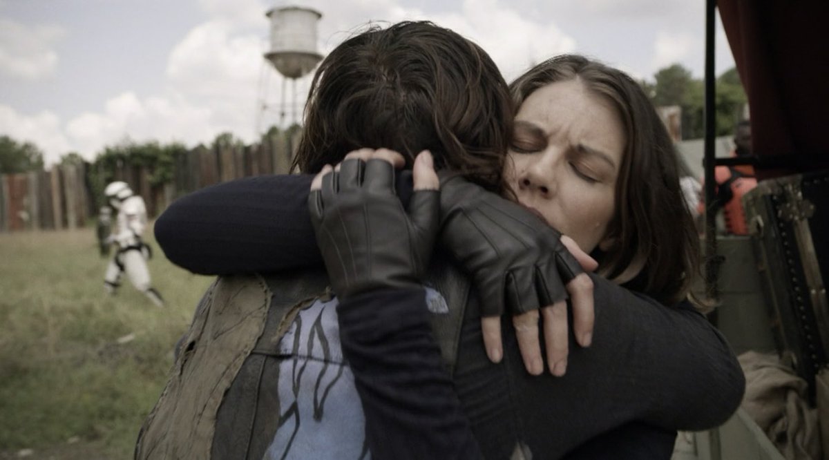I’ll never get tired of seeing these two hug.

#TheWalkingDead