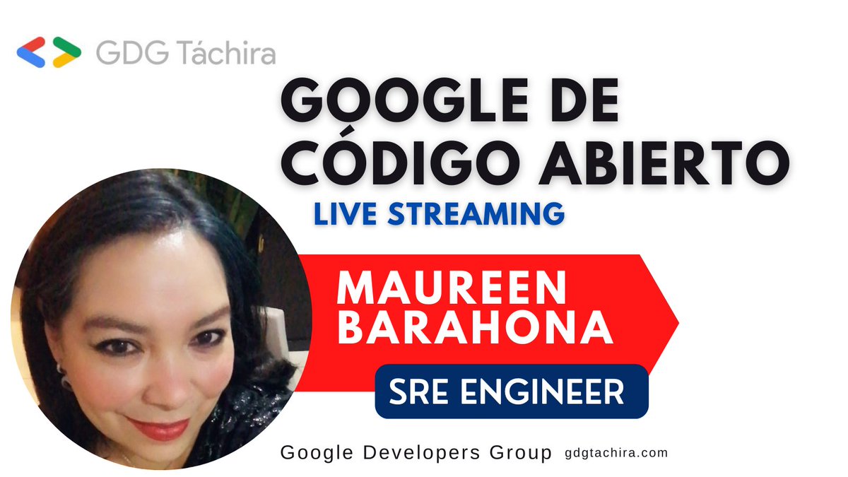 Hola comunidad, estamos de vuelta, en esta oportunidad tendremos a una invitada de lujo, <a href="/evilmona/">Maureen Barahona 🇭🇳</a> nos hablará de Google de código abierto, no te lo pierdas este Miércoles 16 de marzo a las 8PM GMT-4 youtube.com/watch?v=gQAWwM…