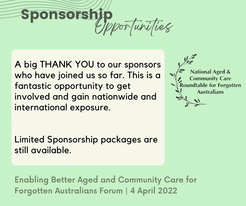 SAT_Community's tweet photo. There are many ways your company can support the "Enabling Better Aged and Community Care for Forgotten Australians" Forum.  Email projects@communityresourcing.com.au for a prospectus. For event details visit: https://t.co/NYgnS3xEqz
#ForgottenAustralians #agedcare #communitycare https://t.co/8qBXp3pxJ3