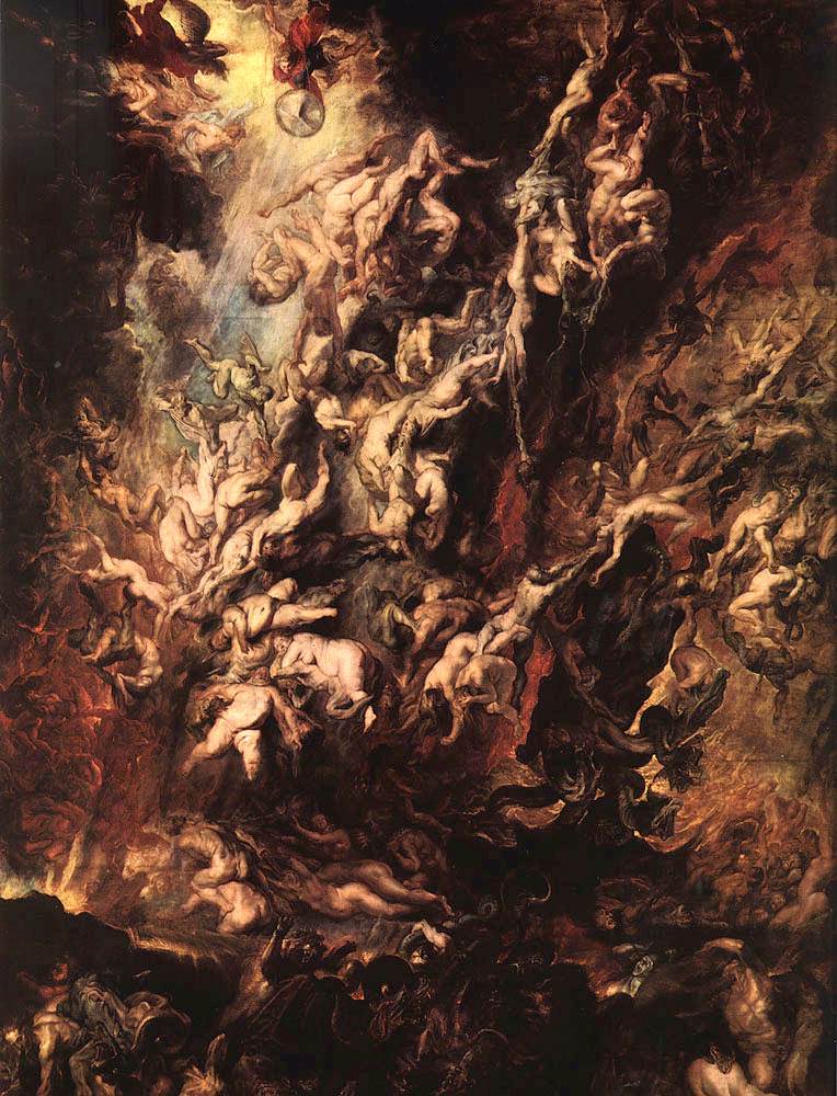 Arteymas_'s tweet image. La caída de los condenados, 1620, Peter Paul Rubens