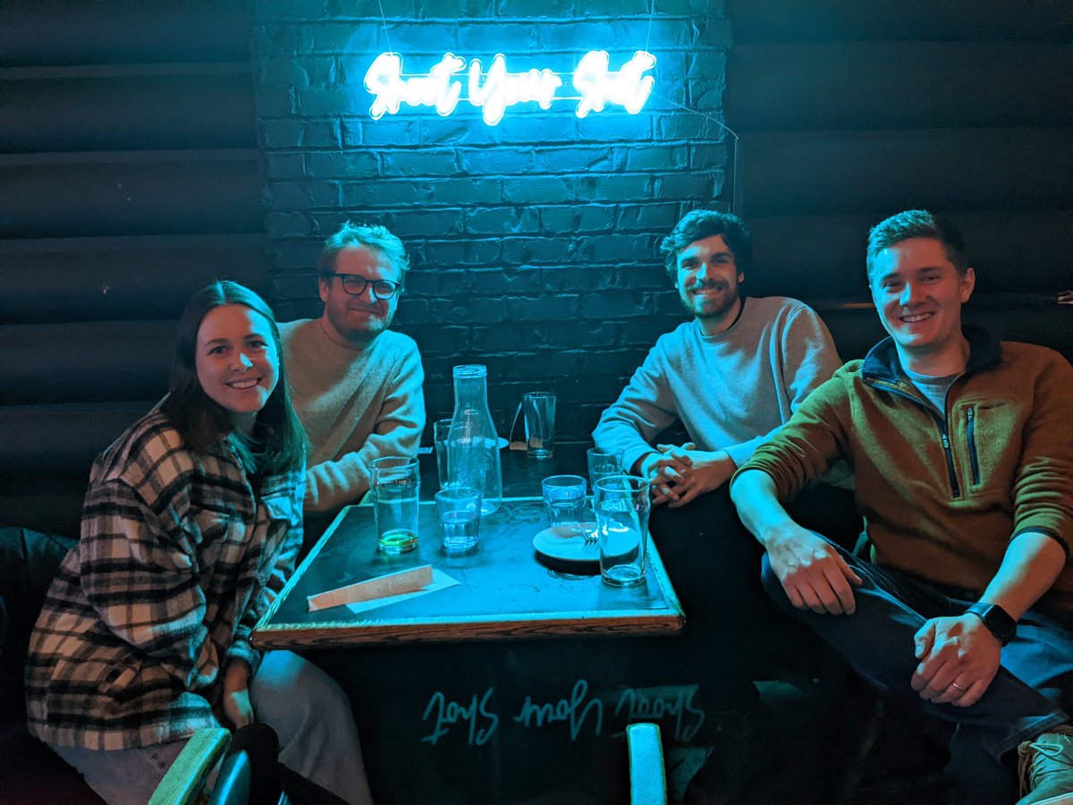 Alex_Seltzer's tweet photo. Great catching up with these amazing directors! Can't wait to see their next projects come to life @AndyEllinas @mega_robinson @KerimBanka @TADFilmFest https://t.co/q7djOK6fSH