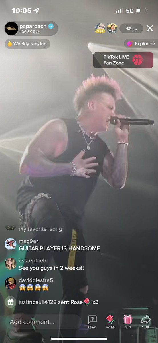 Beth_B1391's tweet photo. #LastResort #PapaRoach 🤘🏽#TikTok #Livestream https://t.co/VJameLo4ok