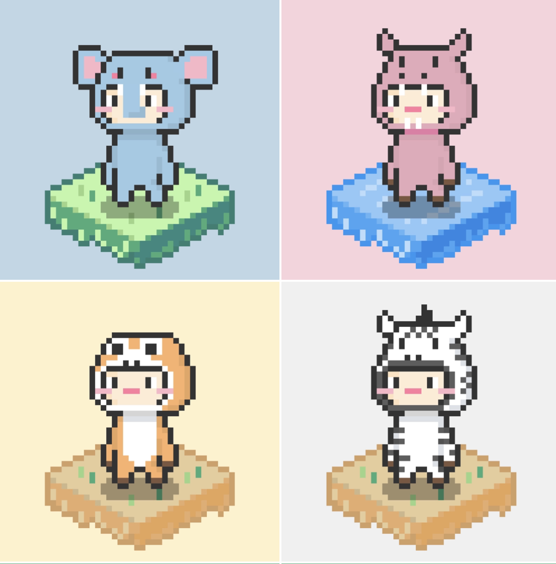 ปล่อยน้องสี่ตัวจ้า

Drops 4 ANIMAL FRIENDS
0.5 $near

Collection
Animal friends >> paras.id/collection/ani…
ALL NFTs >> lit.link/imaakim
My Discord >> discord.gg/mP6x6FJYdf

@ParasHQ #parasnft #nearNFTs #pixelart