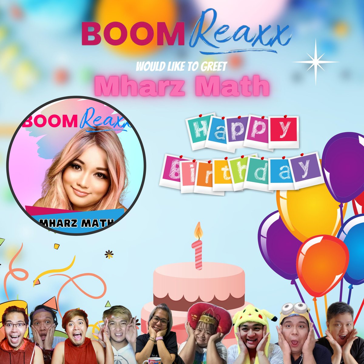 BoomReaxx's tweet photo. Happy Bday to our Bigating Talkshow host!  @MharzMath  Matt greetings from you Boom Reaxx Family. https://t.co/iomXojWwqA