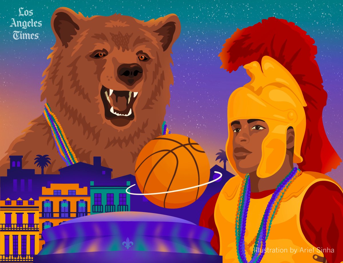 #NCAATournament tip-off times:

Thursday: 
East Region - No. 13 Akron vs. No. 4 <a href="/UCLAMBB/">UCLA Men’s Basketball</a>, 6:50 p.m. PT (TBS)

Friday: 
Midwest - No. 10 Miami (Fla.) vs. No. 7 <a href="/USC_Hoops/">USC Men's Basketball</a>, 12:10 p.m. (truTV)

West - No. 15 <a href="/FullertonMBB/">Titans Men's Basketball</a> vs. No. 2 Duke, 4:10 PT (CBS) 

(🎨by <a href="/arielsinhaha/">Ariel Sinha</a>)