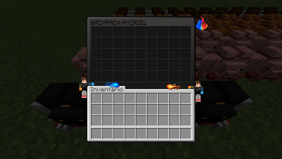 Interface exclusiva para cada modelo de mochila. O addon vai ser lançado ainda esse mês. Alegria 😃