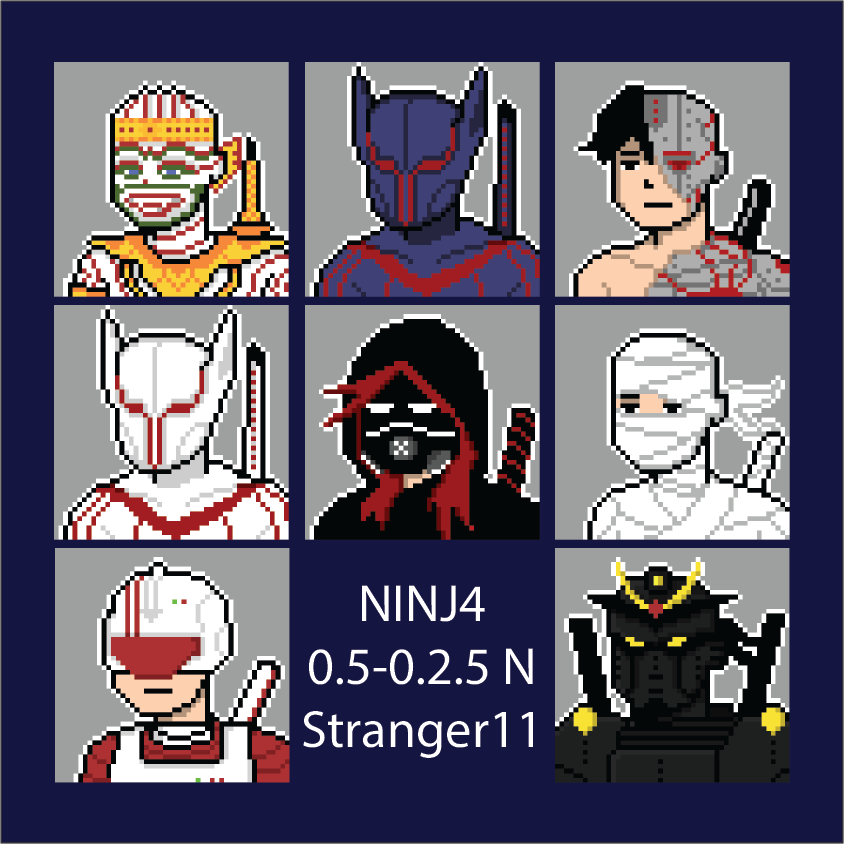 Strangerz_11's tweet photo. NINJ4 is now selling on paras
https://t.co/tsoT7yrfpP
#NFT #nftpixelart #PARASnft #pixelart https://t.co/23JejSPG6t