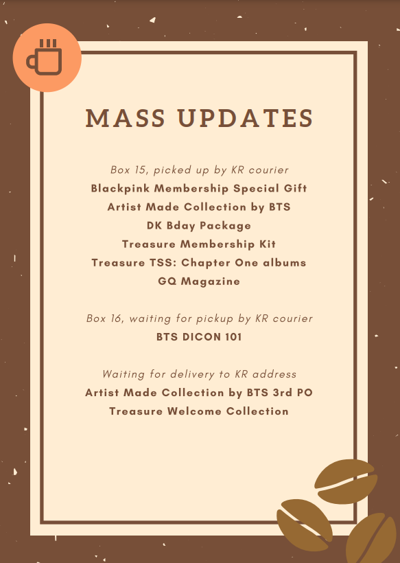 thekopishop's tweet photo. #KopiUpdates MASS UPDATES AS OF 10:45AM MARCH 14, 2022 MONDAY 🤎🤎🤎

Please don't hesitate to DM us for questions, clarifications etc. 

Thank you so much and God bless! https://t.co/FOge5KwaFC