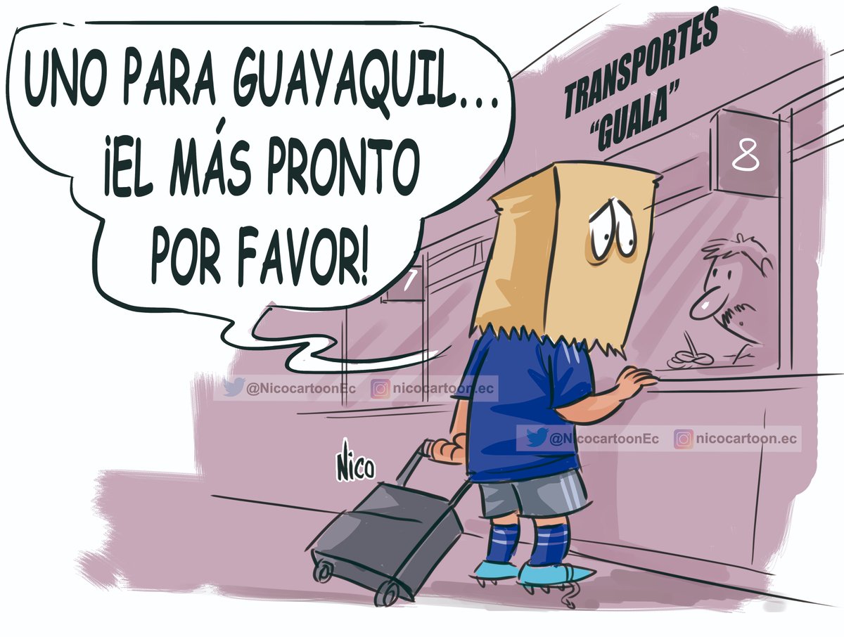 Y bueno, me dieron ganas de dibujar🙂...
Histórica victoria del Gualaceo sobre Emelec