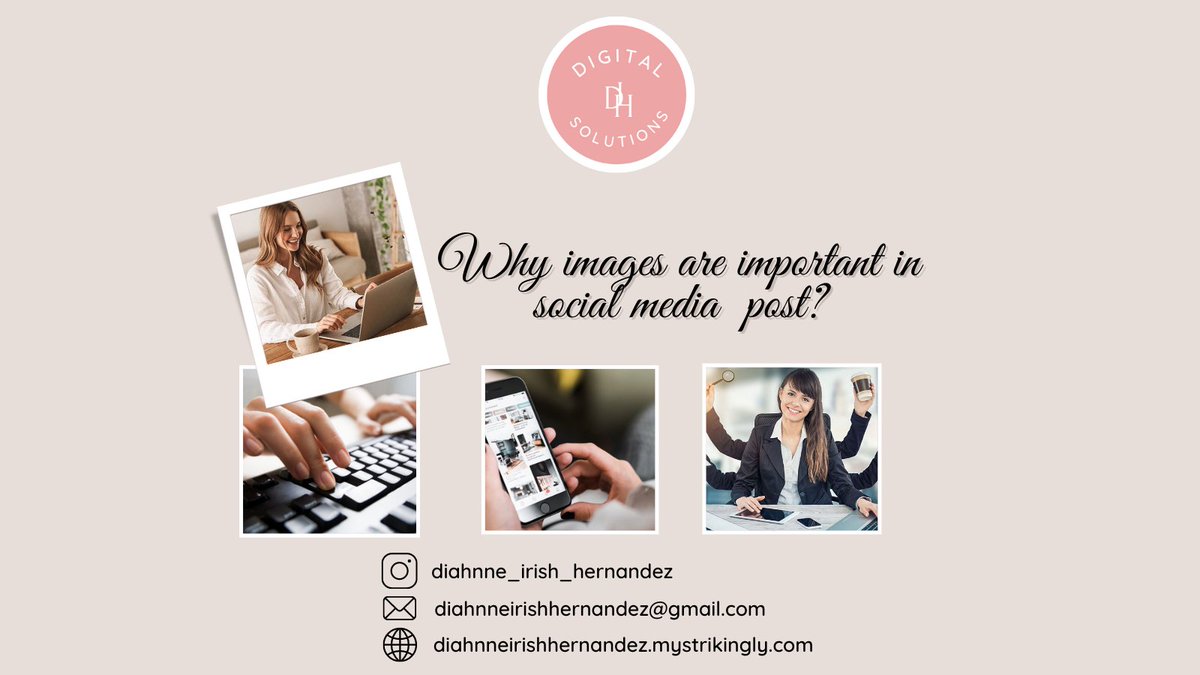 DiahnneIrish's tweet photo. Using relevant images on social media📱 is the best way to keep your audience's interest❓ and grab their attention.📰 

For more information, visit me at:
@diahnneirishhernandez.mystrikingly.com
@diahnneirishhernandez@gmail.com

#editing
#canva
#content https://t.co/7T0DAdo9oI