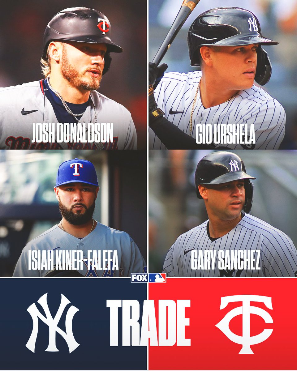 FOX Sports: MLB on X: TRADE: The New York Yankees are acquiring