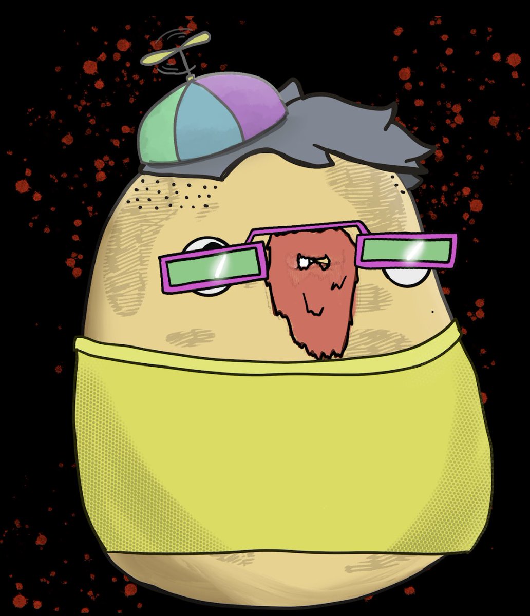 <a href="/AunySillyMe/">Auny 🧡</a> <a href="/ExEmPliFy26/">ExEmPliFy26</a> Haha don’t even bother trying to compete with her portfolio bro. You couldn’t catch up if you tried. She’s stacked with NFT’s and it’s all diversified. Whale in some and holder in others. But since we showin tators, this muh boy Jamel O’Kon <a href="/DeadPotatoesNFT/">Dead Potato Society - NFT (minting live)</a>