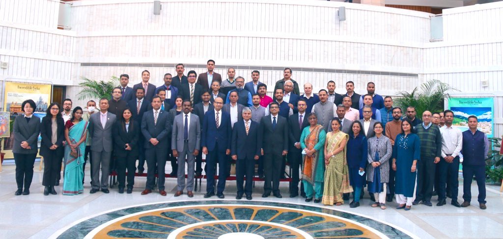 EOIBeijing's tweet photo. H.E. Shri. Pradeep Kumar Rawat, Ambassador of India to the People’s Republic of China assumed charge @EOIBeijing today. https://t.co/8LA1qGsOgt