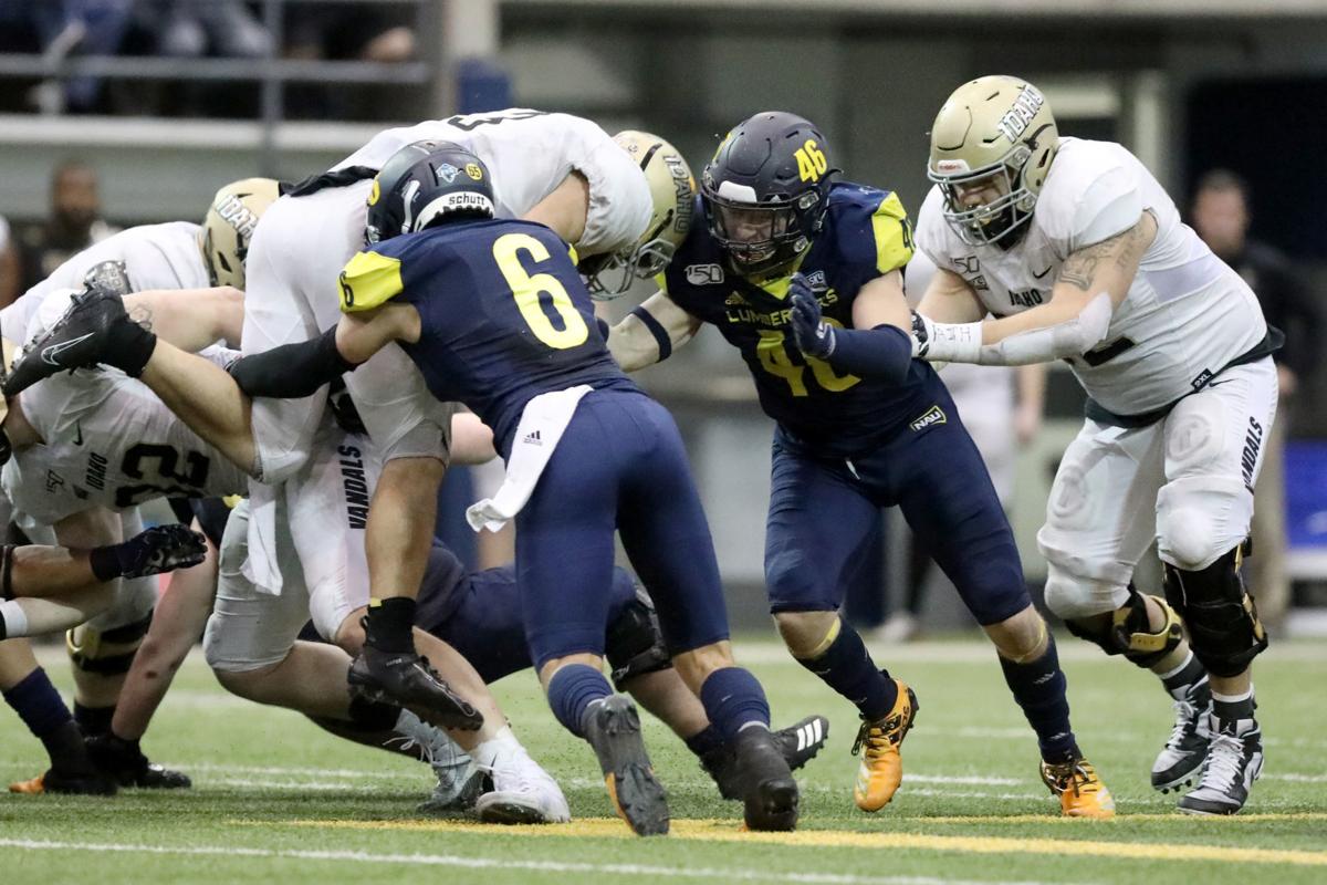 JoeStein2023's tweet photo. Thank you to @Coach_EMiller7  for the invitation to @NAU_Football Junior day! #chop 🪓 @BrandonHuffman https://t.co/NtaHNaT3hR
