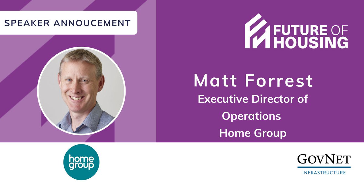 FoH_Conference's tweet photo. 📣 Speaker Announcement 📣

Welcome to #Housing22 Matt Forrest! Matt is the Executive Director of Operations @homegroup. He will be joining the afternoon debate on Increasing Financial and Development Capacity. 

View the agenda: https://t.co/IoPyQxt41d

#Housing #UKHousing https://t.co/fSS5MrfcI4