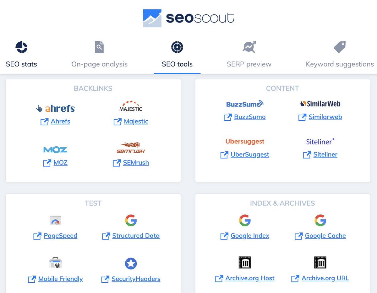 CompetentofSEO's tweet photo. 4. SEO Scout

This extension is one of the best for SEO specialists. It helps to check linking, ranking keywords(both numeric, and kw) estimated traffic, traffic value, headings, word count, title, description, canonical, noindex tags, tools that used, SERP, and kw suggestions! https://t.co/UnJGGmjX5Y