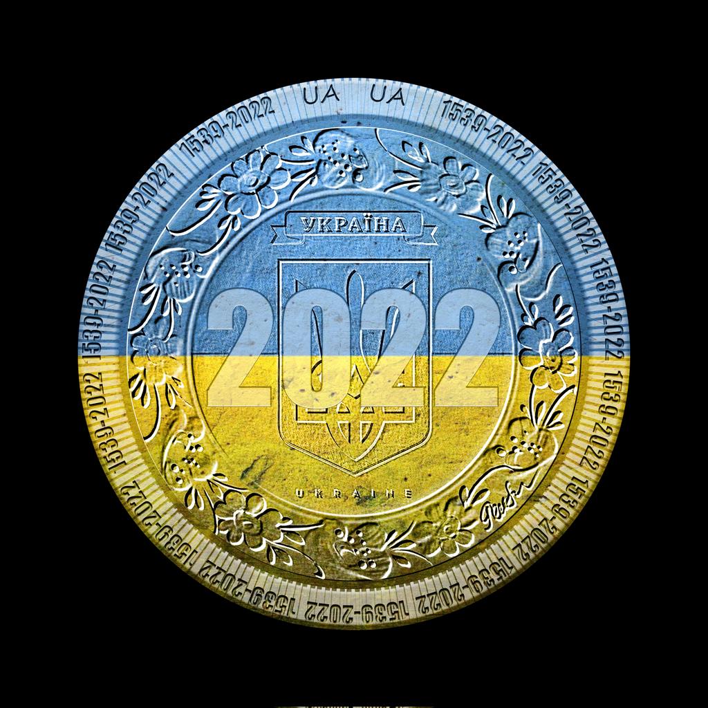 UnknownMonkey__'s tweet photo. Special issue of the coin "Ukraine 2022" We will support the Ukrainian people! https://t.co/LhBpSVVN5i