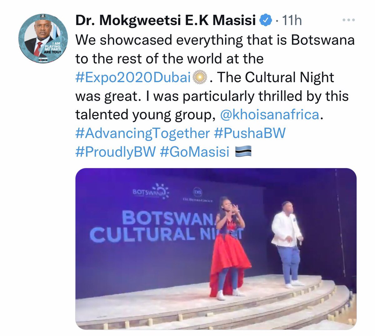khoisanafrica's tweet photo. God Thank You For This Moment. President Of Botswana. Our Very Own President. ❤️🇧🇼 https://t.co/JdHVfU9D0w