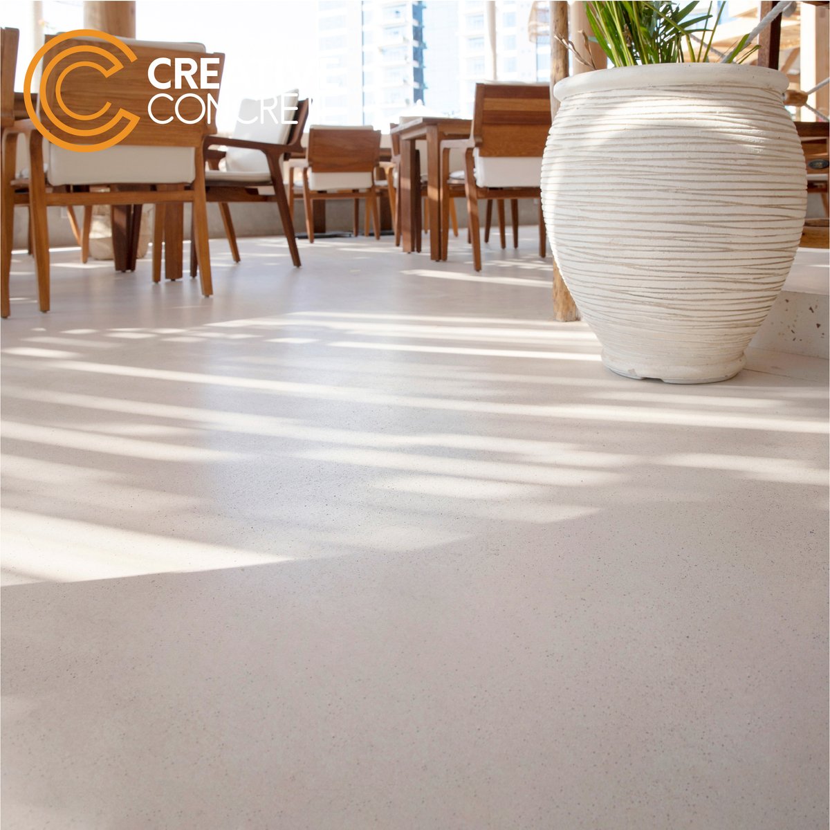 creativecreteme's tweet photo. TopCrete 720 Polyacrylate Terrazzo Overlay @ Ula Dubai, Palm Jumeirah: A thin-set economical cement-based alternative to epoxy-based terrazzo, applicable in internal as well as external areas to produce a seamless &amp; elegant flooring with a variety of colored decorative aggregates https://t.co/GP3tlPrGNK