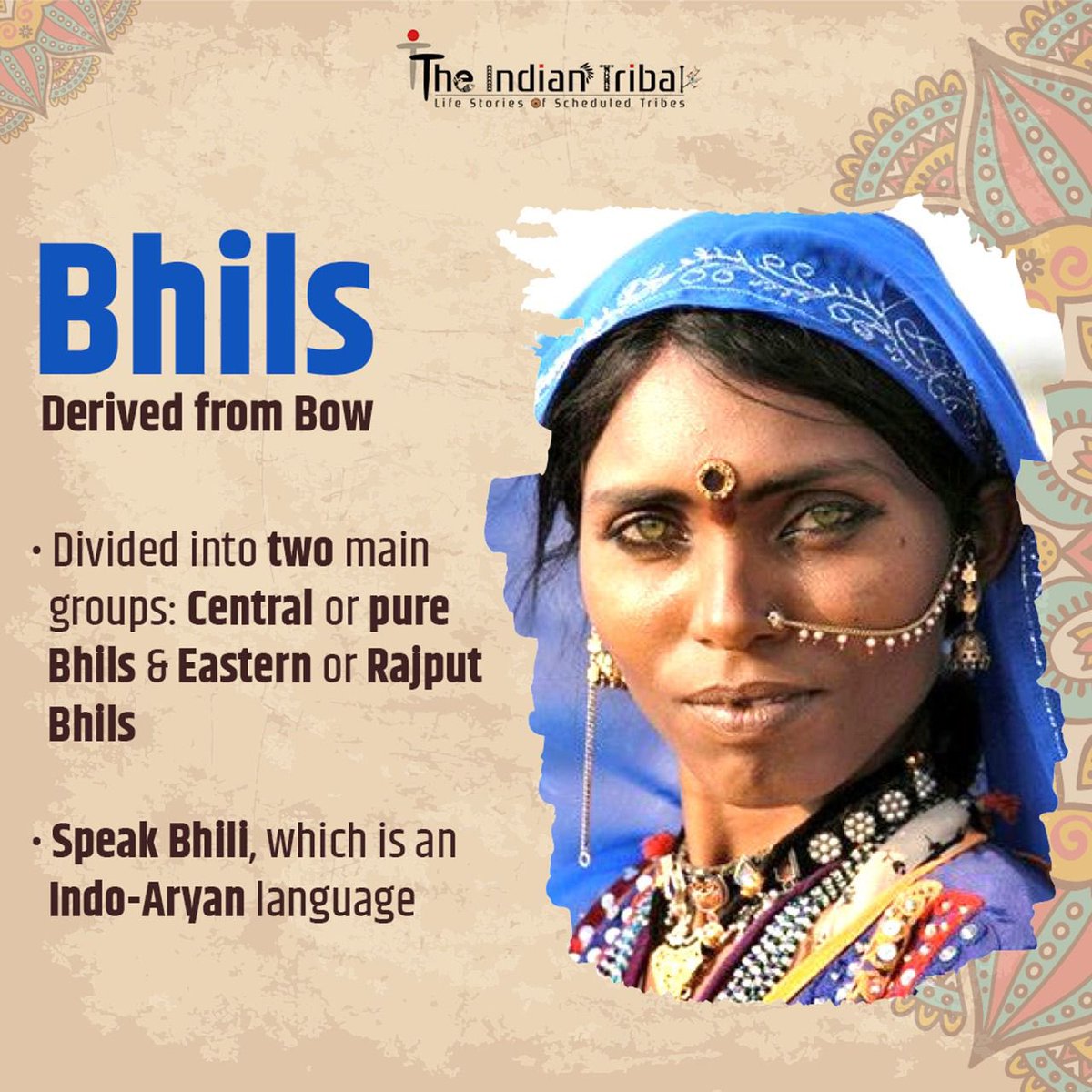 theindntribal's tweet photo. Bhil, also known as Bheel, is a tribe with a unique culture and lifestyle. They inhabit Central and West India
.
.
Visit @ https://t.co/PFkar40L7W

#TribesofIndia #ScheduledTribes #Tribes #IndiaTribes #bhil_pradesh https://t.co/wCgd68p6gJ