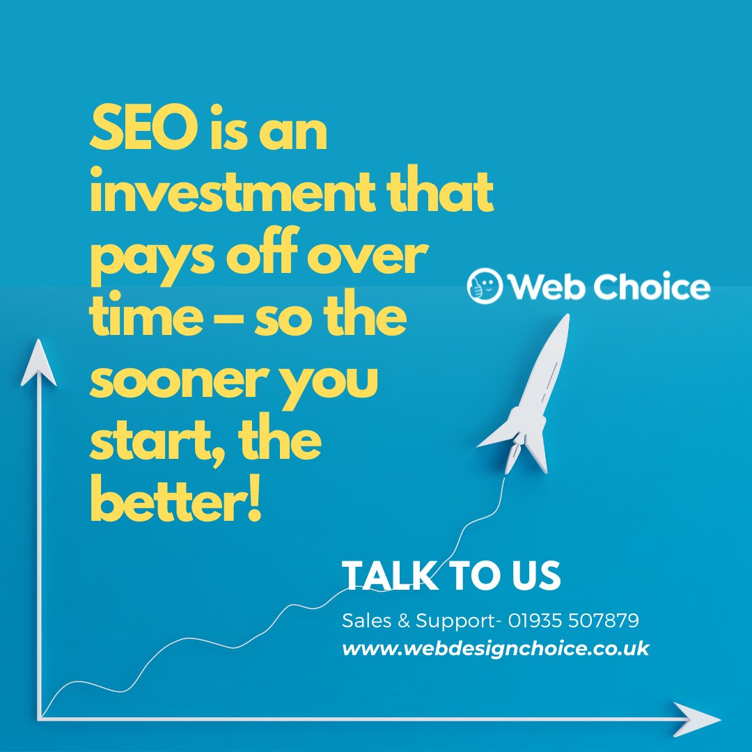 webchoiceuk's tweet image. SEO is an investment that pays off over time – so the sooner you start, the better!

Get started on your SEO journey today! 

Here is a bonus video:
Should Start-ups Invest In SEO? 👉👉👉👉 Watch: youtube.com/watch?v=rDIRKz…  

#seo #seoforbusinesss #seoforstartups
