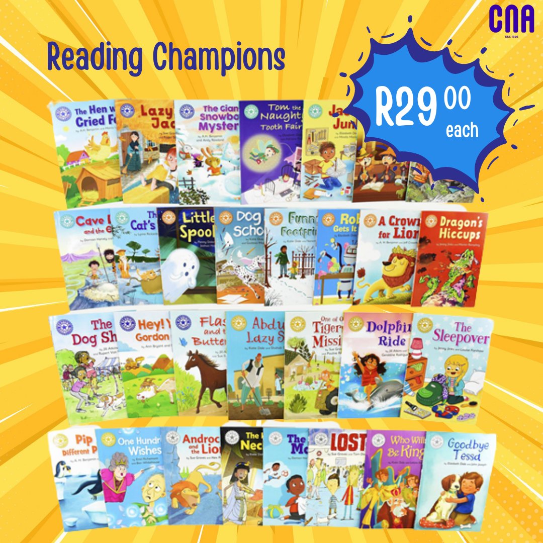 CNA_Africa's tweet photo. Reading Champion is an independent reading series with a fresh, modern approach. 

COMPETITION: Share this post to stand a chance of winning movie tickets for a family of 4 to any 2D movie of your choice at Nu Metro🤩 prize includes a combo deal! Competition ends March 24th 2022. https://t.co/SGgacaf4nE