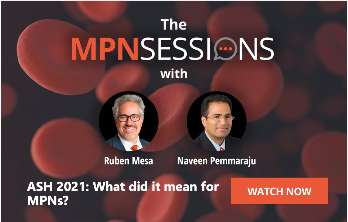 VJHemOnc's tweet photo. #VJSessions: 

Watch @mpdrc and @doctorpemm talk on essential thrombocythemia, polycythemia vera, the role of TP53 in MPN transformation and more! 

👉https://t.co/wfAVAaWPq4👈

#MPNsm #MyeloproliferativeNeoplasms #HemOnc https://t.co/woQEGmJ9Vu